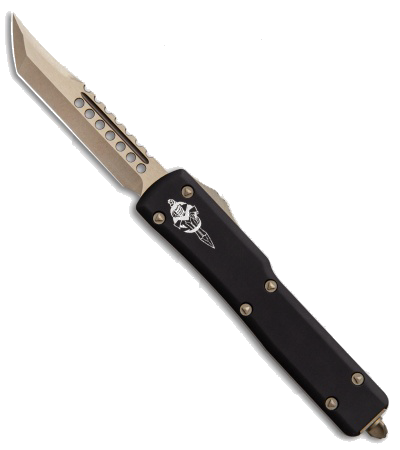 Microtech Black UTX-70 Hellhound Tanto OTF Automatic Knife