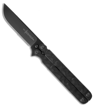 product image for Mil-Tac Breeden Tactical Bali Tool Butterfly Knife N690Co Black