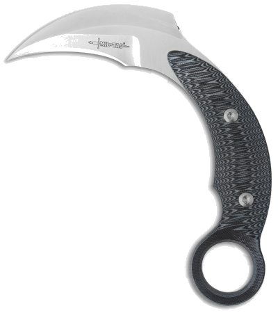 product image for Mil-Tac Jerry Hossom Kerambitch Karambit Black/Grey G-10 Handle Knife