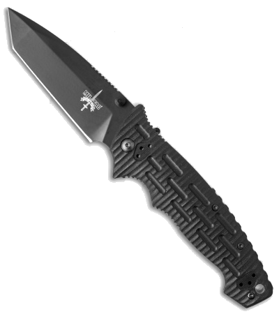 product image for Mil-Tac MTF4 Tanto Black G-10 Handle N690co Steel Folding Knife