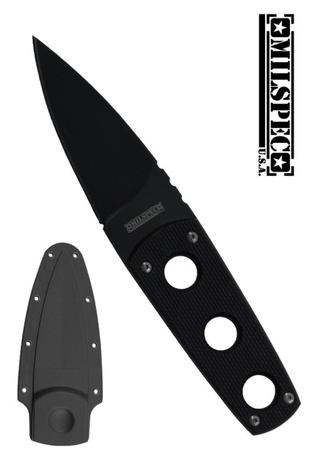product image for Milspec Black Tactical Boot Knife