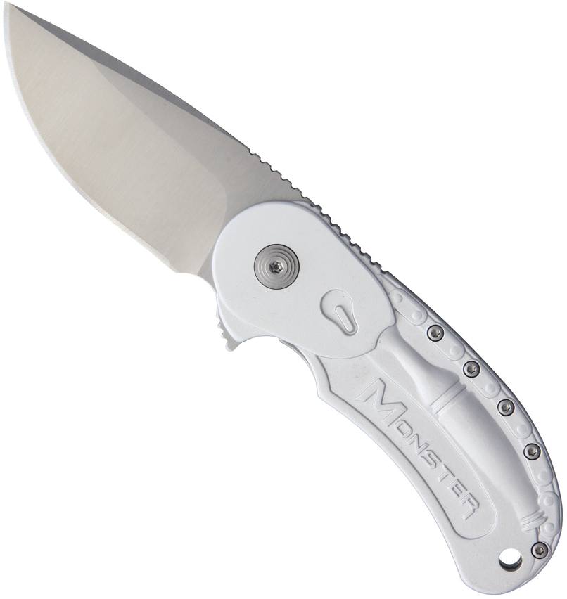 Miscellaneous Silver Aluminum Handle 2.75" AUS-8 Drop Point Blade product image