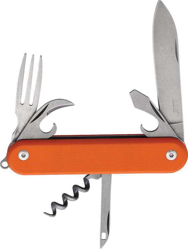product image for MKM Maniago Knife Makers Malga 6 Orange G10 Multipurpose Knife