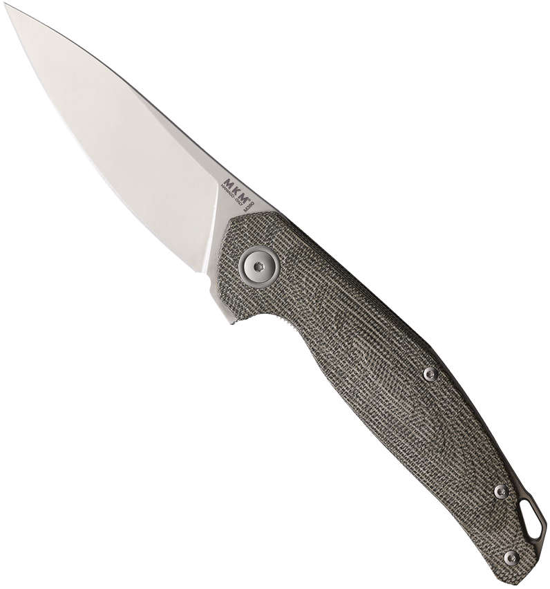 product image for MKM Maniago Knife Makers Goccia Green Micarta Linerlock M390 3.5"