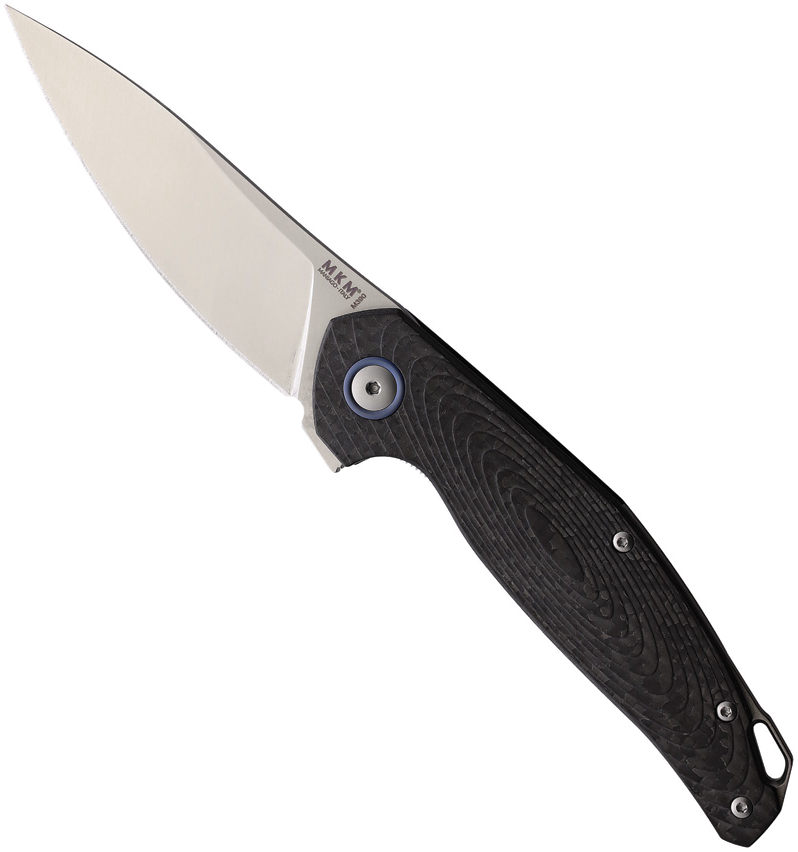 product image for MKM Maniago Knife Makers Goccia Carbon Fiber Black M390 Stainless Blade