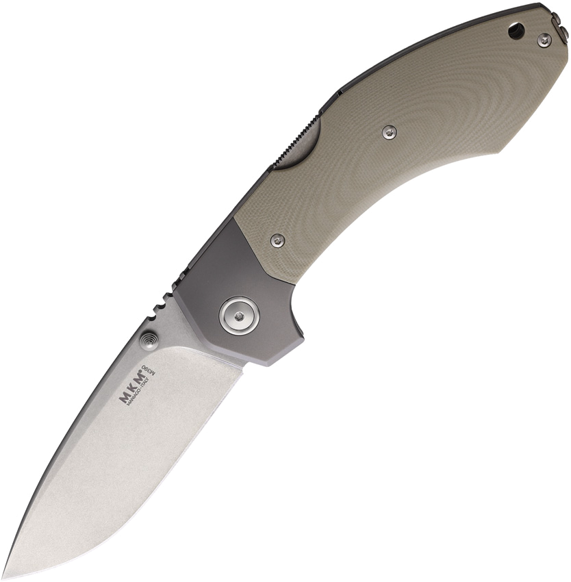 product image for MKM Maniago Knife Makers Tan G10 Hero Lockback 3.5" M390 Blade