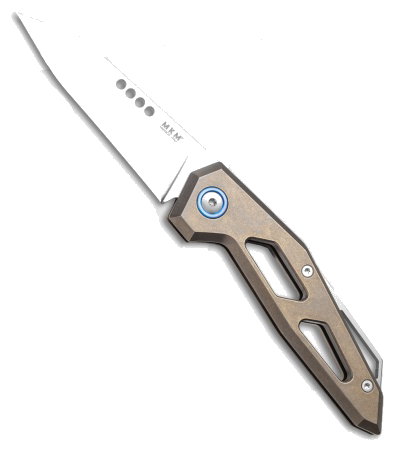 product image for MKM Edge Slip Joint Bronze Aluminum M390 Knife
