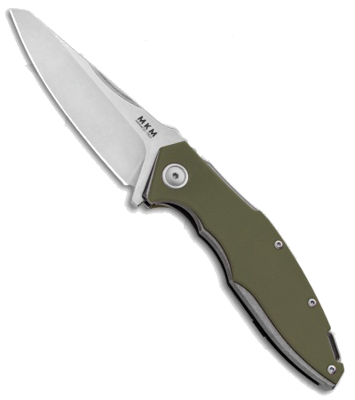 product image for MKM Raut Green G-10 Liner Lock Flipper Knife