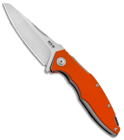 product image for MKM Raut Orange G-10 Liner Lock Flipper Knife