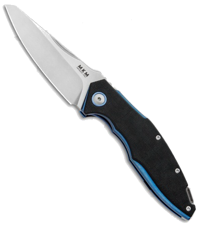 product image for MKM Burnley Raut Liner Lock Front Flipper Knife Black G-10