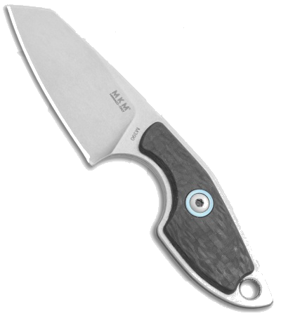 MKM Mikro 2 Carbon Fiber Fixed Blade Knife M390 Sheepsfoot MR 02 CF product image