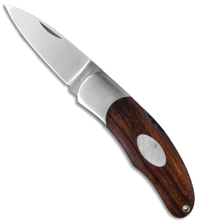 product image for Moki Calliope Lockback Pocket Knife Ironwood VG-10 Satin Finish MK205IE