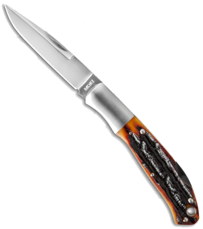 product image for Moki Kronos Amber Stag Horn Lockback Pocket Knife VG-10 MK 533 ANZ