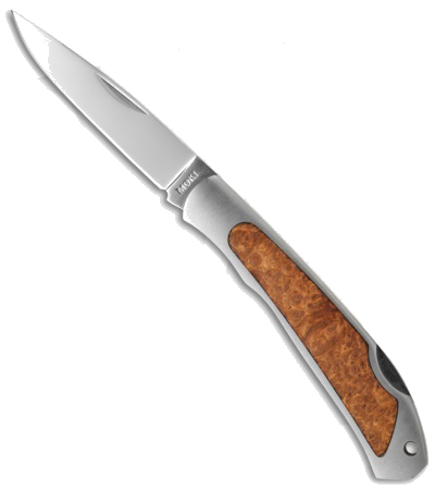 product image for Moki Ezo Red Fox Lockback Pocket Knife AUS-8 Steel with Chinese Quince Wood Inlay MK610J