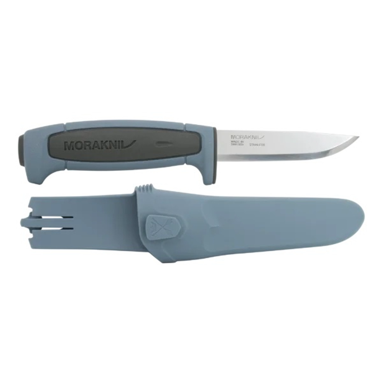 product image for Mora 546 Dusty Blue Dark Grey Fixed Blade Knife