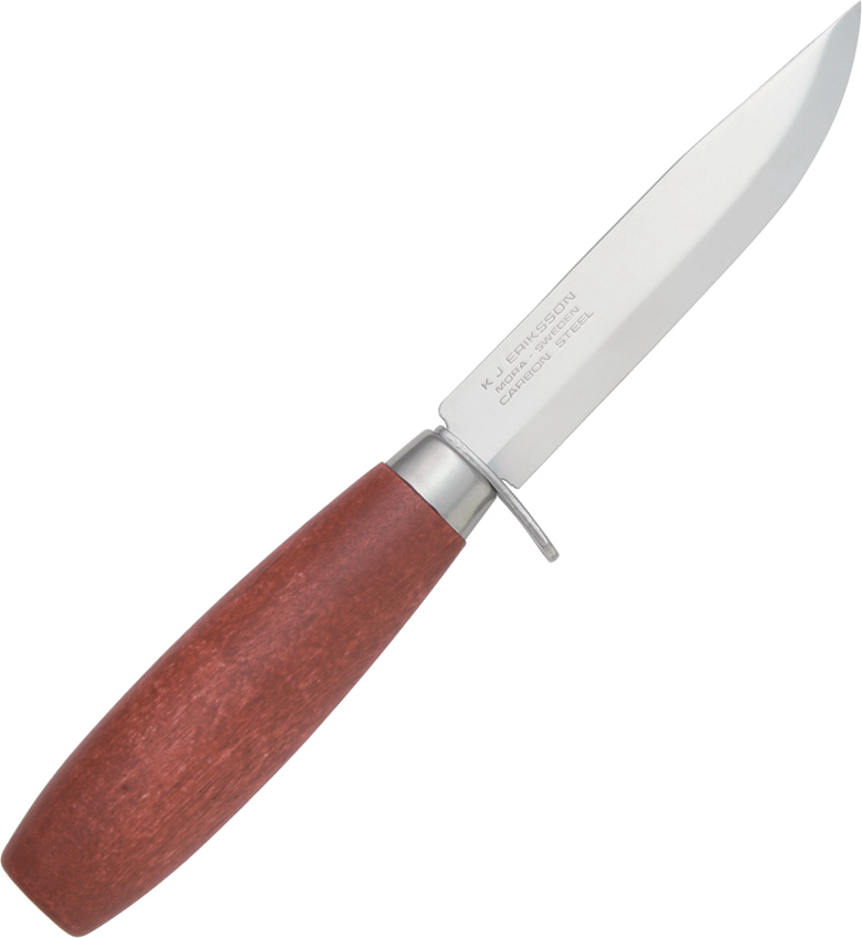 product image for Mora Classic Red Wood Handle Carbon Steel Blade Knife