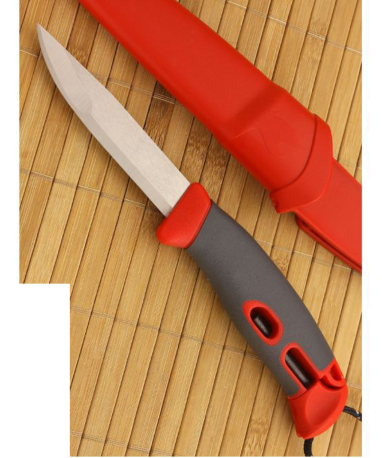 product image for Mora of Sweden Fire Knife With Integral Fire Steel Red