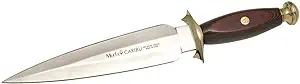 Muela ALBAR Coral Packwood Handle Hunting Knife X50CrMoV15 with Leather Sheath product image