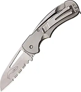 product image for Myerchin Generation 2 Black Titanium Framelock with Marlin Spike