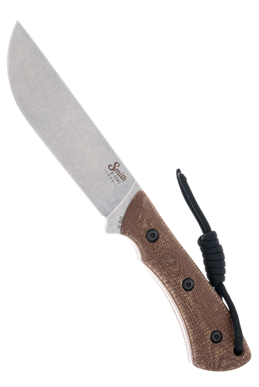 product image for Smith & Sons Delta 3 Natural Canvas Micarta