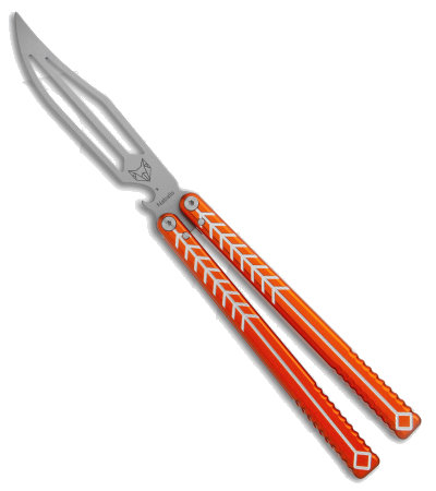 product image for Nabalis The Vulp Trainer Balisong Orange Aluminum