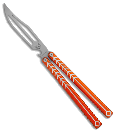 Nabalis The Vulp Trainer Balisong Orange Aluminum product image