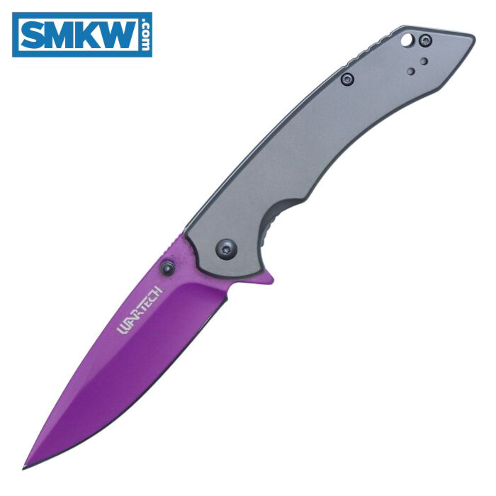 product image for Neptune Trading Co Purple Assisted Folding Knife 3.5" 3Cr13