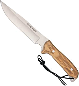 product image for Nieto Roadrunner Olive Wood Handle Fixed Blade Knife