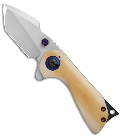 product image for Nova Blades Titanium Termite Frame Lock Knife CPM-154 Satin