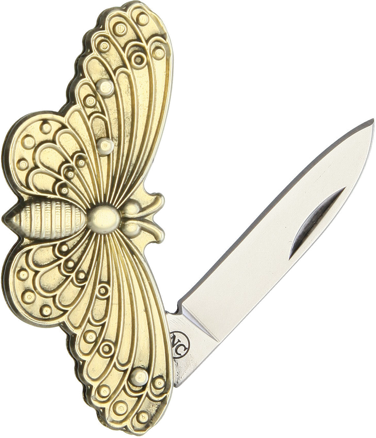 NV318 Novelty Cutlery Butterfly Shaped Folder Pocket Knife