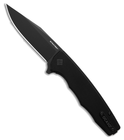 product image for Ocaso Strategy Liner Lock Knife Black G-10 3.5" Black 29BGB