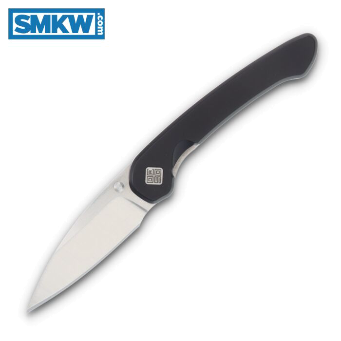 Ocaso Seaton Large Linerlock Folding Knife AUS-10A Black Satin