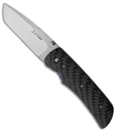 product image for O'Hare Knives Black G-10 Tanto Fixed Blade Knife CPM-154