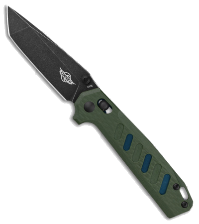 product image for Oknife Rubato OD Green G-10 Handle 154CM Steel Folding Knife