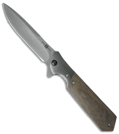 product image for Olamic Cutlery Rainmaker Flipper Knife Titanium Blue M390