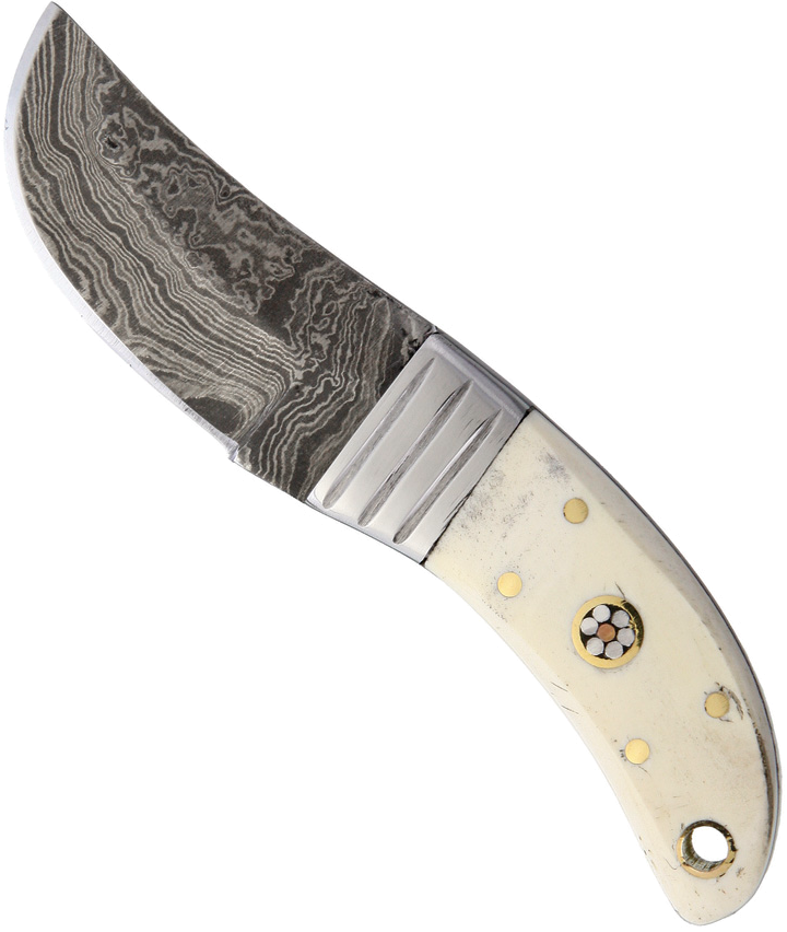 product image for Old Forge White Stubby Skinner Damascus 2.5" Model 5.25