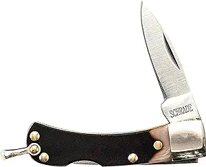 product image for Old Timer Small Lockback Traditional Pocket Knife with High Carbon Stainless Steel Blade and Sawcut Handle