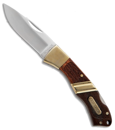 Old Timer 29OT Lockback Folding Knife Wood Handle 4.5" product image