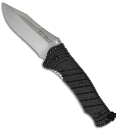 Ontario Utilitac II JPT-3S Black Zytel Handle Folding Knife 8908