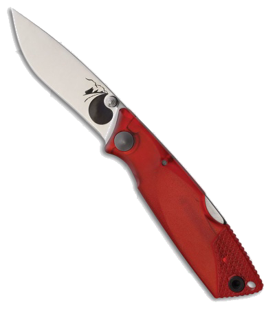 product image for Ontario Ice Series Fire Lockback Folding Knife Red GFN 2 6 Satin
