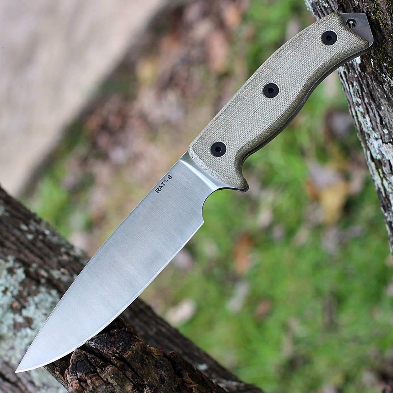 Ontario Rat 6 Tan Micarta Model ON 8659 product image