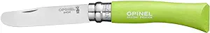product image for Opinel No 7 Apple Green Wood Handle Folding Knife