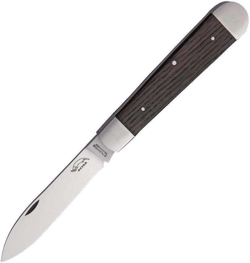 product image for OTTER-Messer Smoked Oak Pocket Knife 3.5"