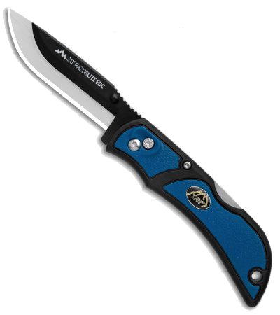 product image for Outdoor Edge Razor Lite Blue Lockback Knife with 3 Extra Blades