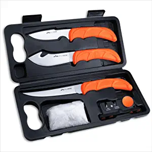 product image for Outdoor Edge Wild Lite 6-Piece Field to Freezer Hunting Game Processing Knife Set with Hard Side Carry Case