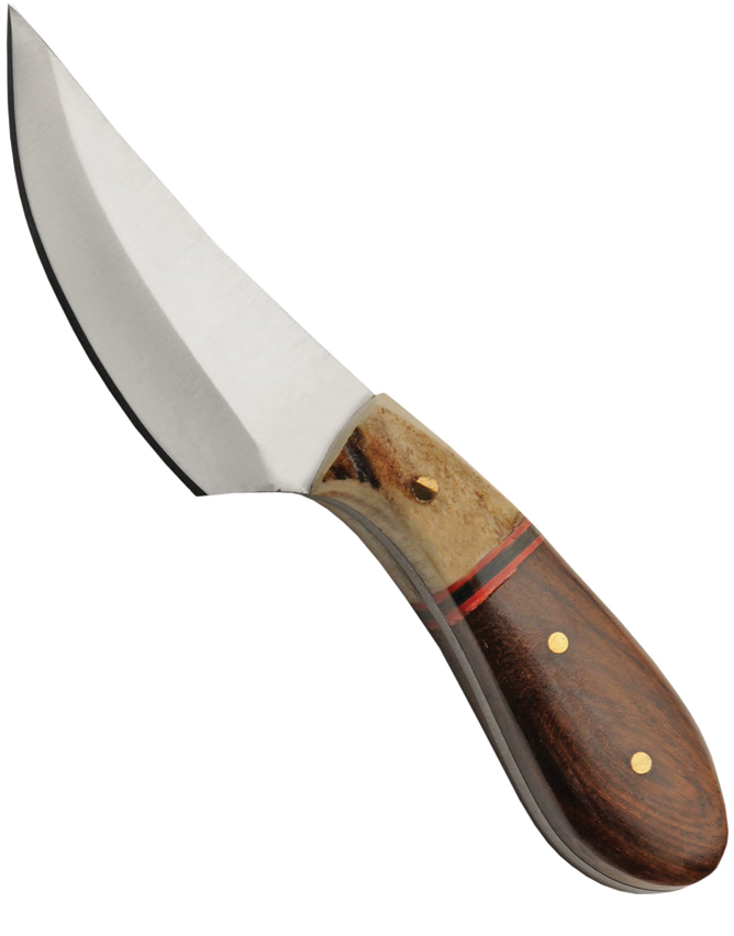product image for Pakistan Little Doe Hunter 2.25" Satin Finish Stainless Blade Bone and Wood Handle