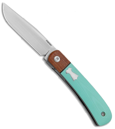 product image for Pena X Series Trapper Front Flipper Green Micarta Knife