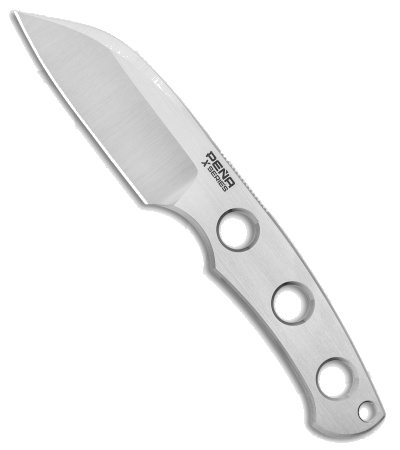 product image for Pena Knives X-Series Fixed Blade Silver M390 Steel Knife