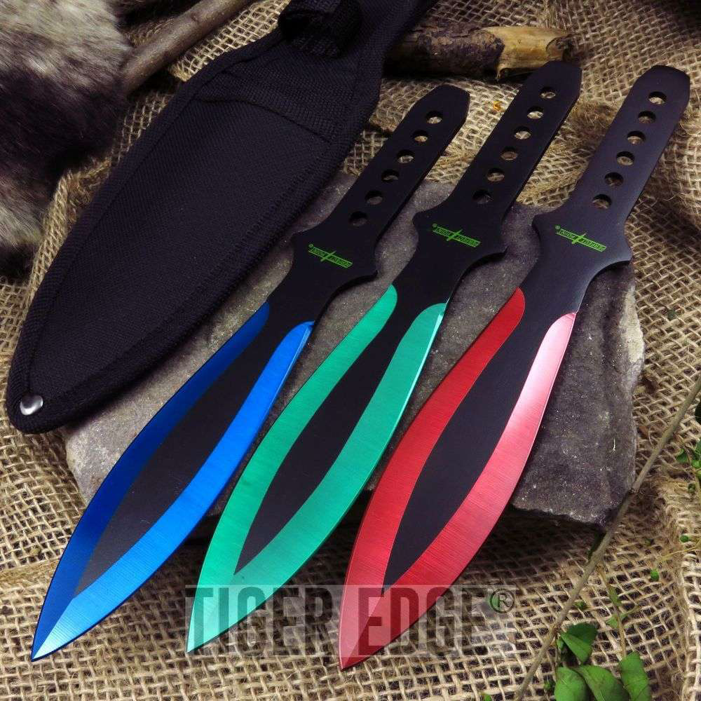 product image for Perfect-Point Tri Color Throwing Knife Set