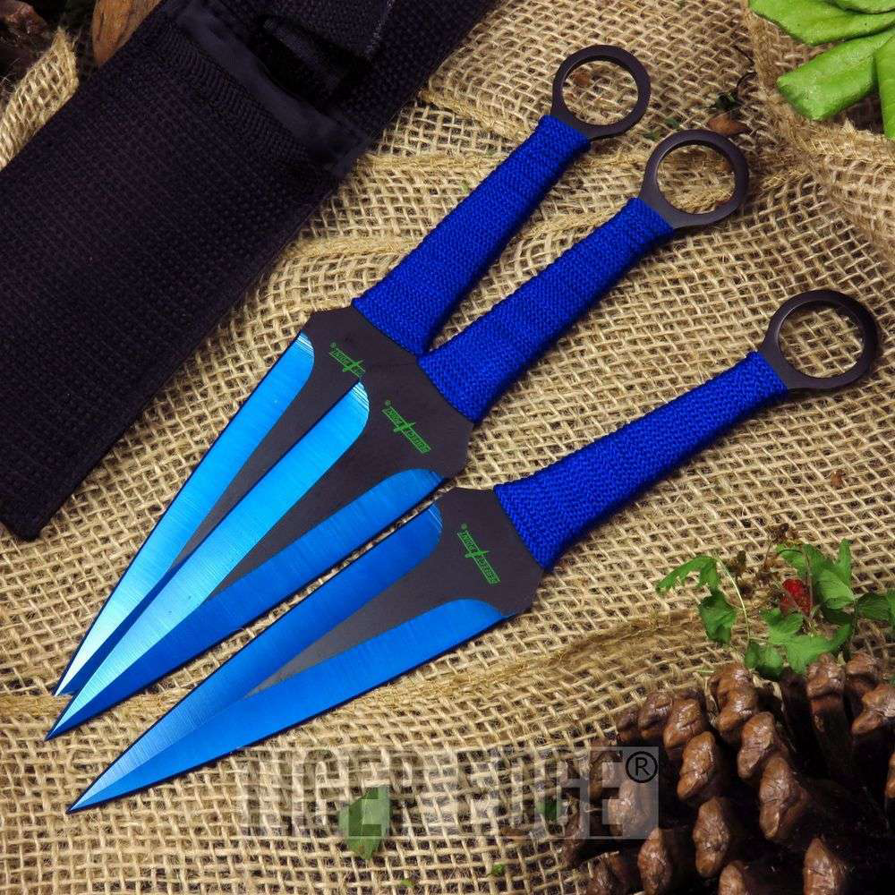 product image for Perfect-Point Blue Black Throwing Knife Set